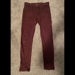 Maroon Zara pants - size 30